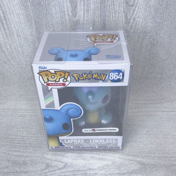 Funko Pop! Games Pokemon LAPRAS Pearlescent Pokemon Center Exclusive #864 NEW - Picture 8 of 8